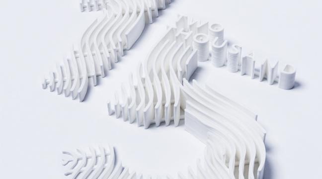 3d printed business infographics by SOON