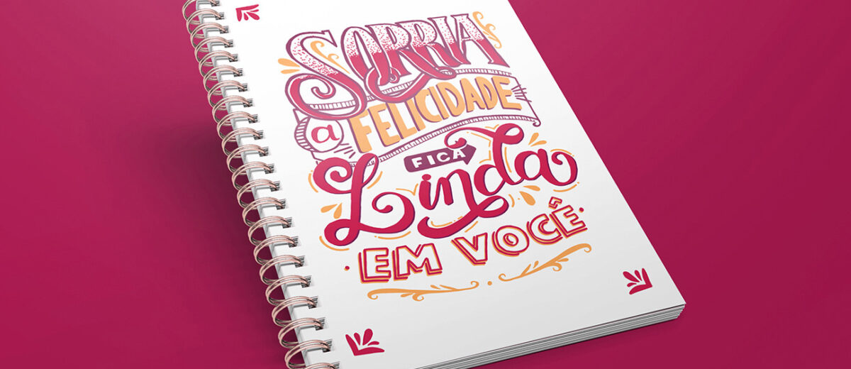 typography inspiration february 2019 featured image - Capa de Agenda com Lettering by Fernanda da Silva Alves dos Santos