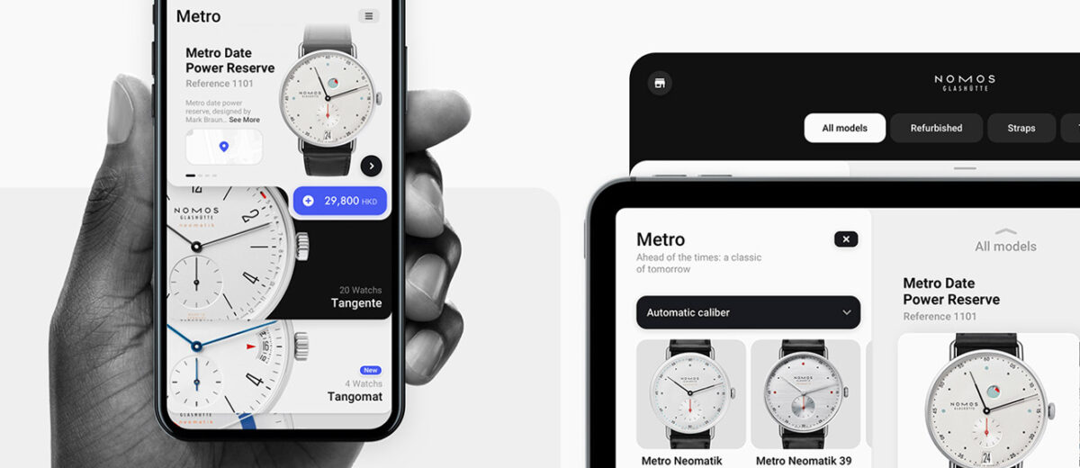 ui design inspiration march 2020 - Watch Store Concept Application by 7 ahang
