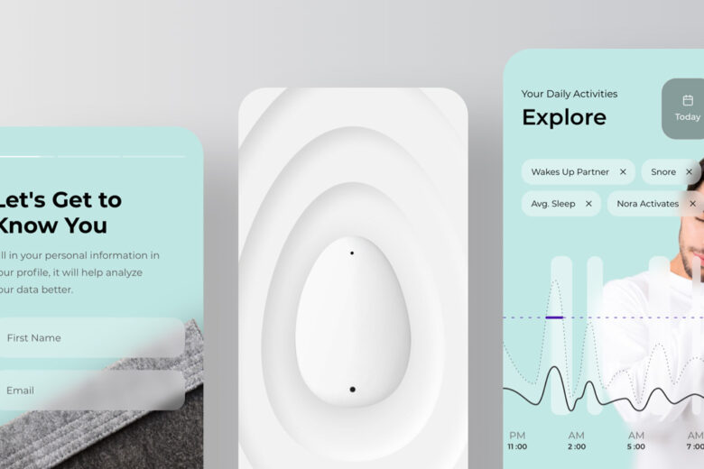 ui ux design 2021 featured image - Smart Nora Health - Smart Sleep Tracking App by RD UX/UI