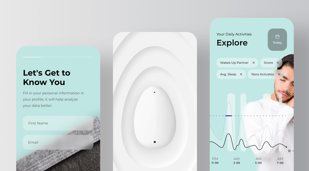 ui ux design 2021 featured image - Smart Nora Health - Smart Sleep Tracking App by RD UX/UI