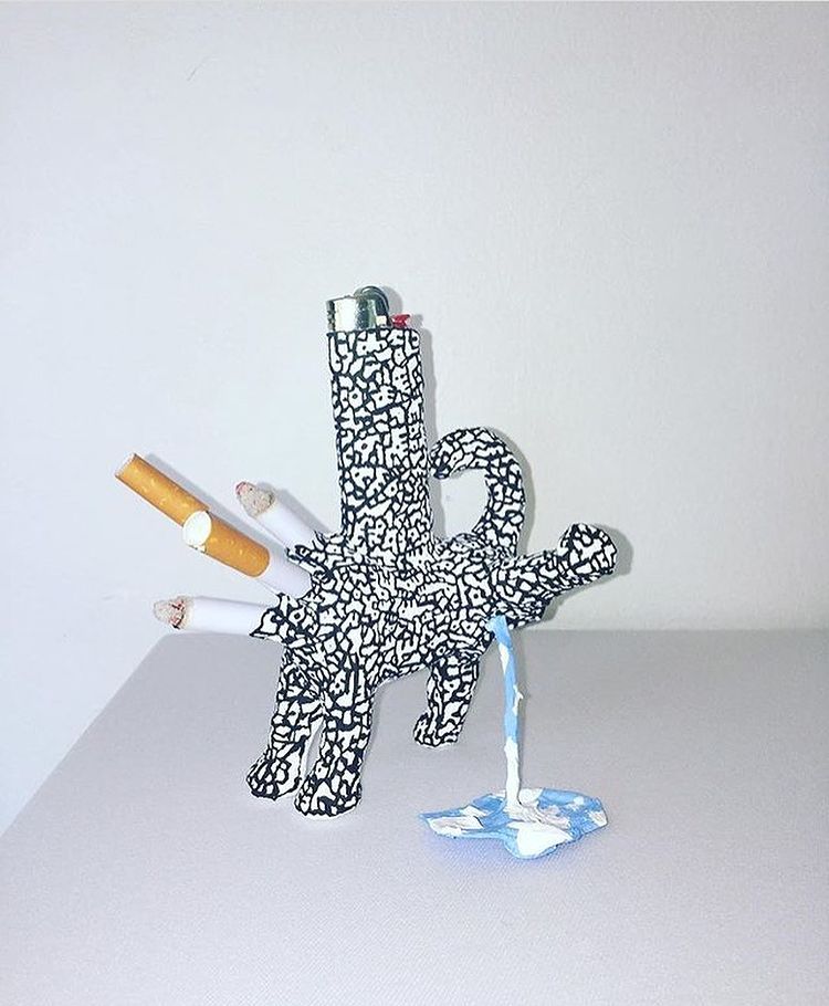 Clouded Lighter sculpted art lighter by Christina Kenton