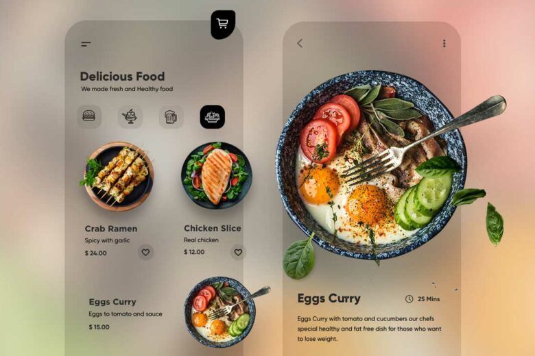 ui design inspiration june 2021 featured image - Food Delivery App by Diana Melnyk