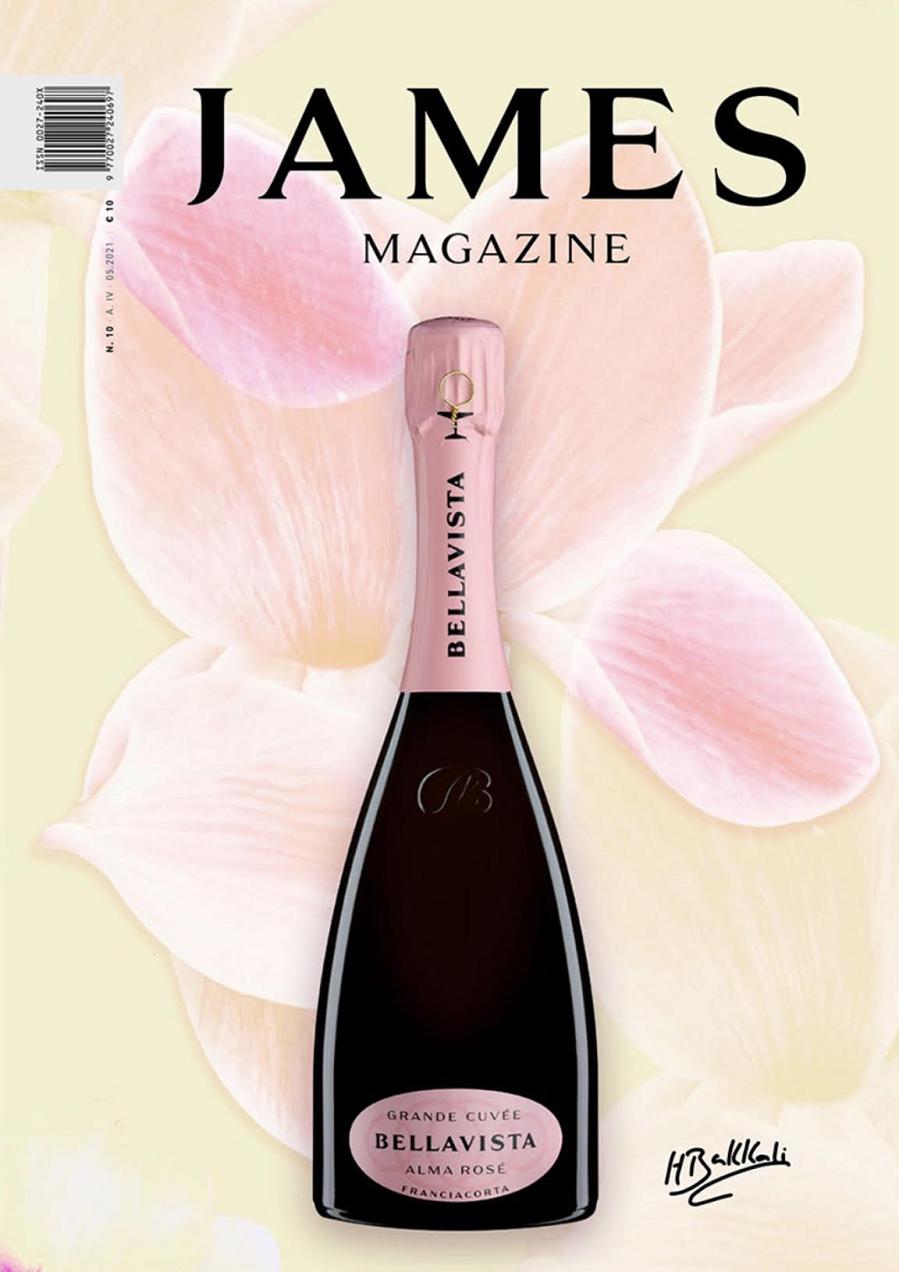 Image of Bellavista Rosé, James Magazine cover design