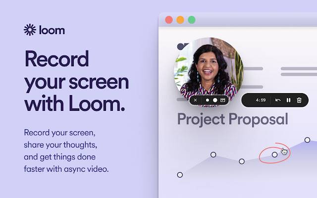 Loom screen recording browser extension