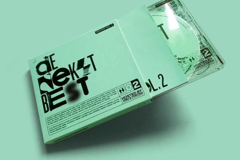 music album design inspiration - DeNekstBest Mixtape Vol.2 by kb_calligraphy Kamil Borowski
