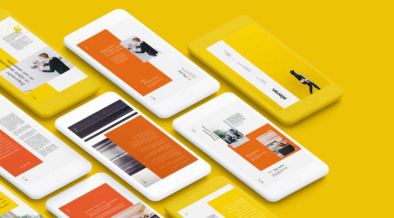 mobile app design inspiration - Sinese - Revista Cultural Digital by Daniela Schmidt