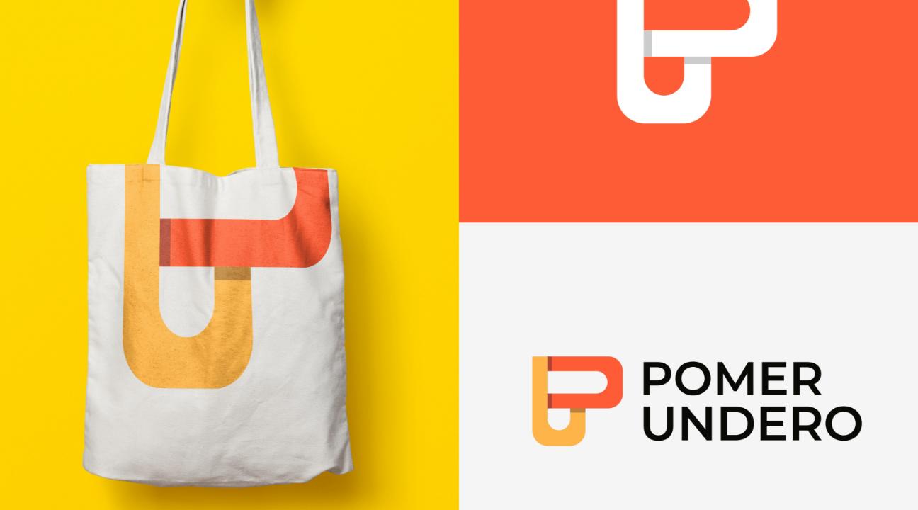 Brand Identity Design Inspiration October 2022 - PU Letter Professional Logo Design – Pomer Undero Logo Design by Rakibul Hasan for Workhu