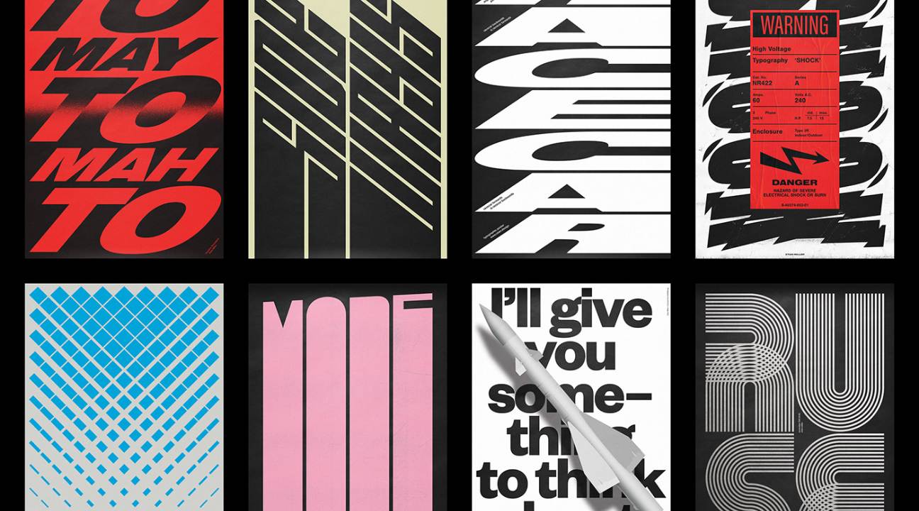 typography inspiration april 2023 - Posters — 2018 by Xtian Miller