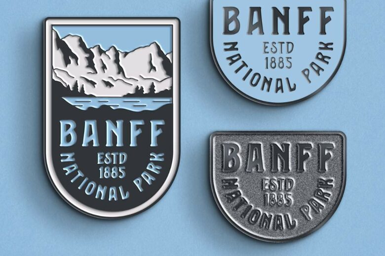 logo inspiration october 2023 - Banff National Park logo design by Matthew Doyle