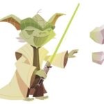 may 2024 gifs - Yoda Animated Illustration by Rogie