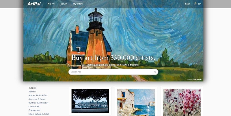 ArtPal website